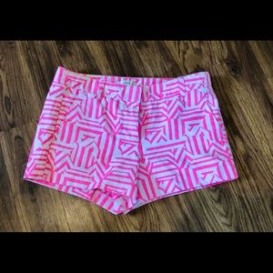 Fun Pink JCrew Chino Shorts